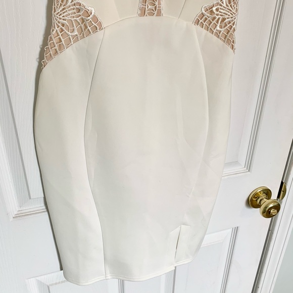 White cocktail dress, worn once - Picture 3 of 6